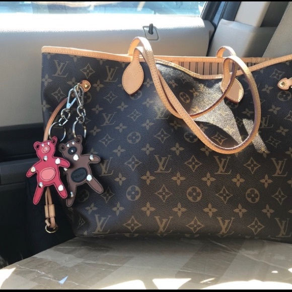 Authentic Prada Brown Bear Saffiano Trick Bag Charm - Picture 6 of 11